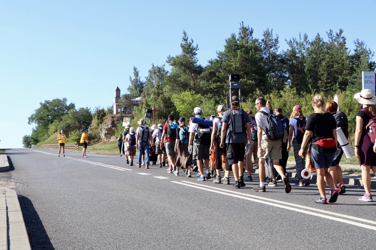 Gdańska grupa biało-żółta na górce przeprośnej