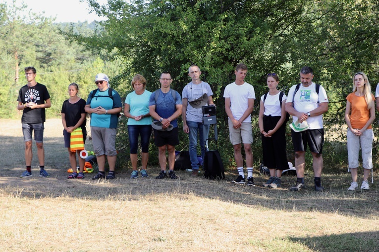 Gdańska grupa biało-żółta na górce przeprośnej