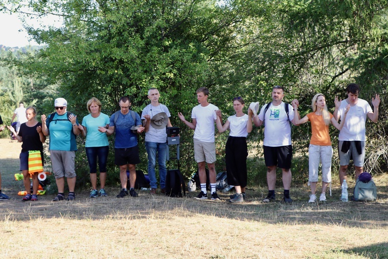 Gdańska grupa biało-żółta na górce przeprośnej