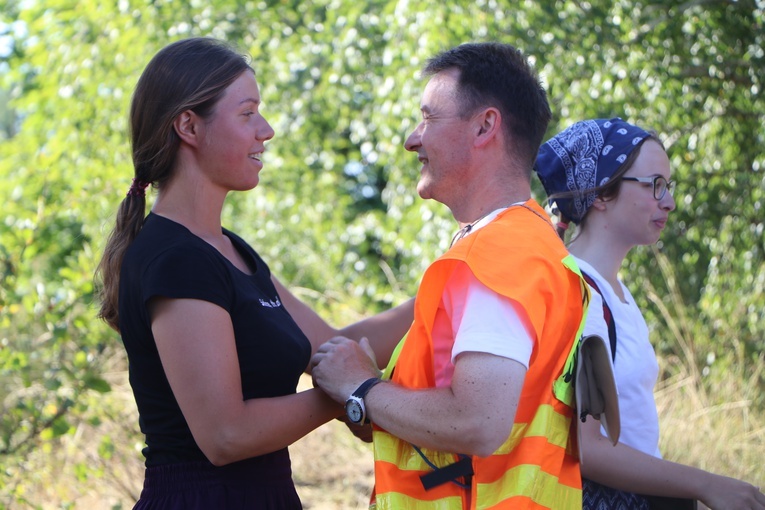 Gdańska grupa biało-żółta na górce przeprośnej