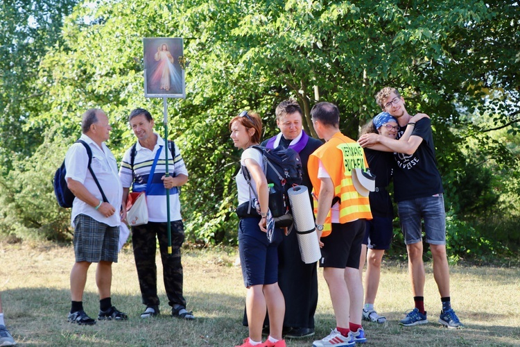 Gdańska grupa biało-żółta na górce przeprośnej