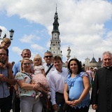 Oczekiwanie na pieszych pielgrzymów jasnogórskich i Msza święta - 2019