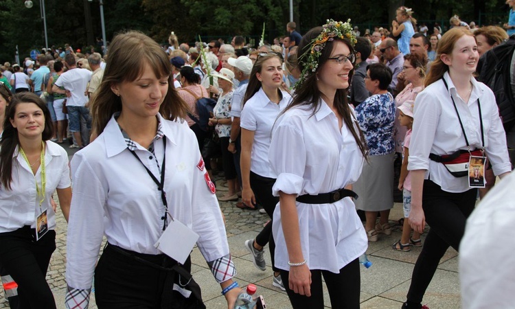 Powitanie 33. Pielgrzymki Andrychowskiej na Jasnej Górze - 2019