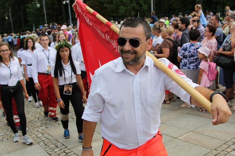 Powitanie 33. Pielgrzymki Andrychowskiej na Jasnej Górze - 2019