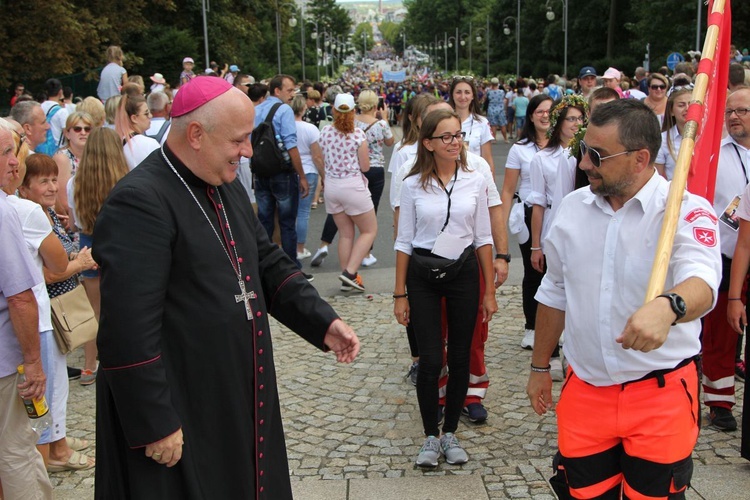 Powitanie 33. Pielgrzymki Andrychowskiej na Jasnej Górze - 2019