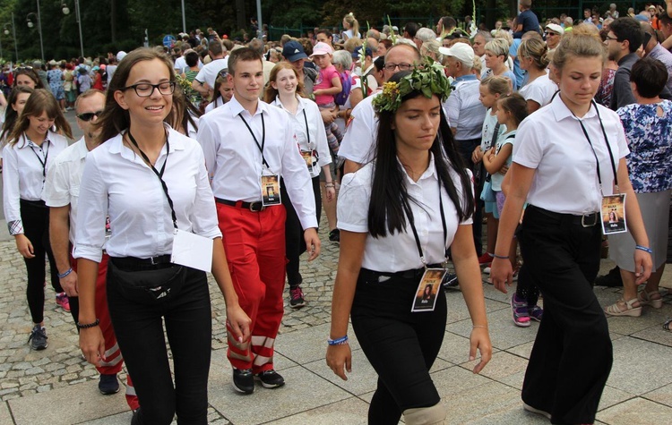 Powitanie 33. Pielgrzymki Andrychowskiej na Jasnej Górze - 2019