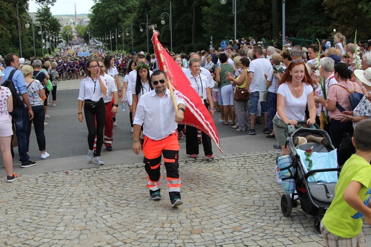 Powitanie 33. Pielgrzymki Andrychowskiej na Jasnej Górze - 2019