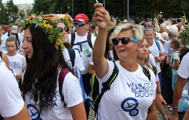 Powitanie 33. Pielgrzymki Andrychowskiej na Jasnej Górze - 2019