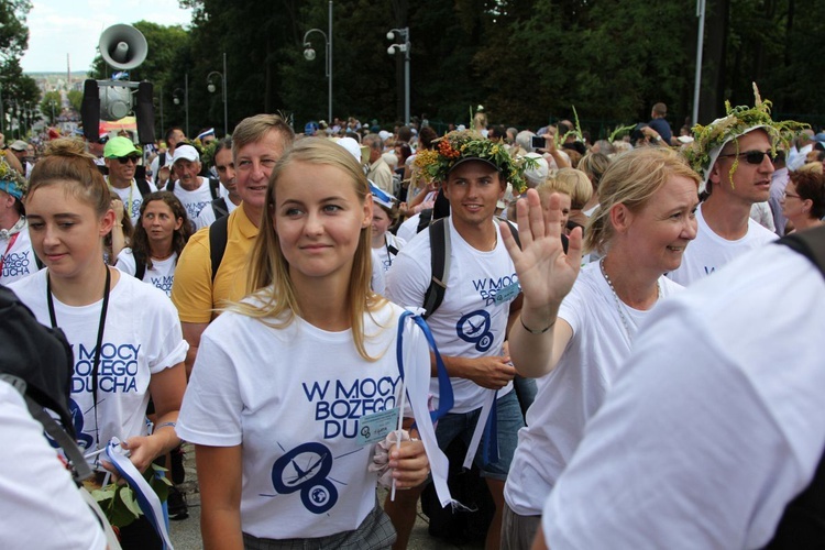 Powitanie 33. Pielgrzymki Andrychowskiej na Jasnej Górze - 2019