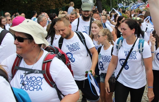 Powitanie 33. Pielgrzymki Andrychowskiej na Jasnej Górze - 2019