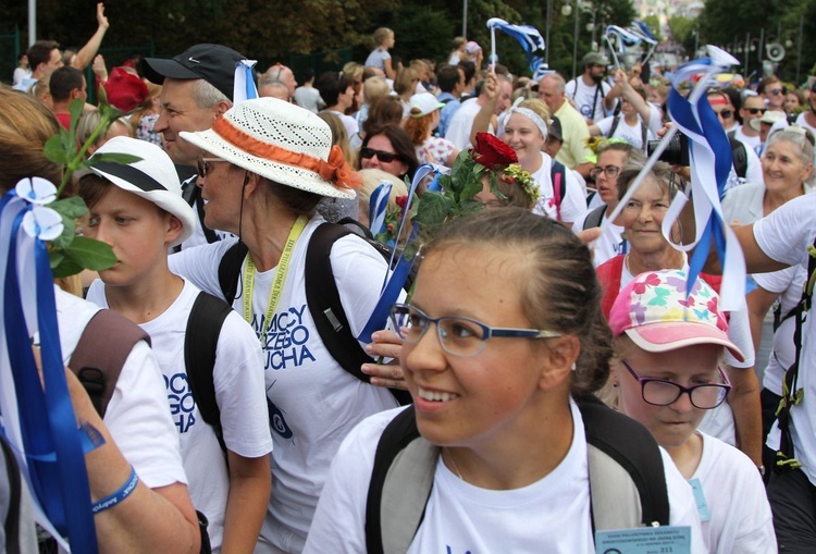 Powitanie 33. Pielgrzymki Andrychowskiej na Jasnej Górze - 2019