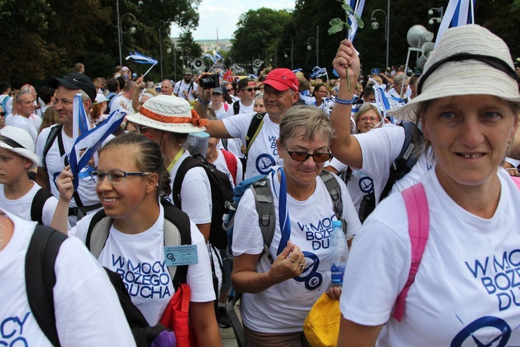 Powitanie 33. Pielgrzymki Andrychowskiej na Jasnej Górze - 2019