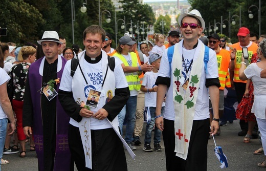 Powitanie 33. Pielgrzymki Andrychowskiej na Jasnej Górze - 2019