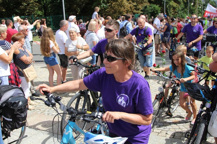 Powitanie 17. Andrychowskiej Pielgrzymki Rowerowej na Jasnej Górze - 2019