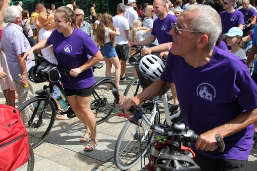 Powitanie 17. Andrychowskiej Pielgrzymki Rowerowej na Jasnej Górze - 2019