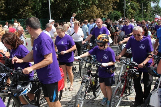 Powitanie 17. Andrychowskiej Pielgrzymki Rowerowej na Jasnej Górze - 2019