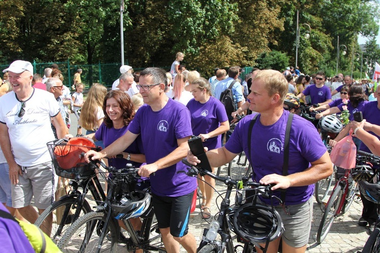 Powitanie 17. Andrychowskiej Pielgrzymki Rowerowej na Jasnej Górze - 2019