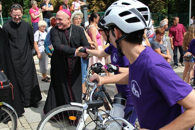 Powitanie 17. Andrychowskiej Pielgrzymki Rowerowej na Jasnej Górze - 2019