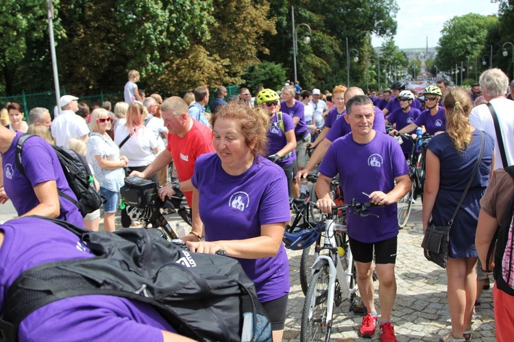 Powitanie 17. Andrychowskiej Pielgrzymki Rowerowej na Jasnej Górze - 2019