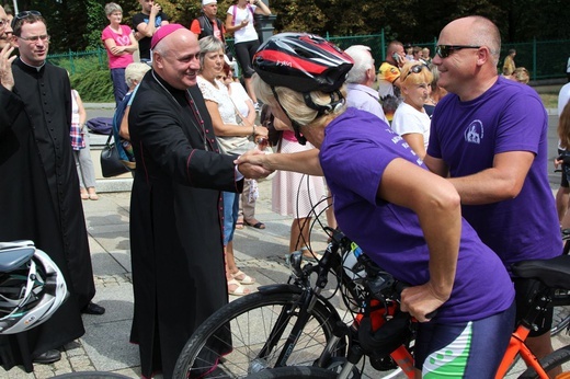 Powitanie 17. Andrychowskiej Pielgrzymki Rowerowej na Jasnej Górze - 2019