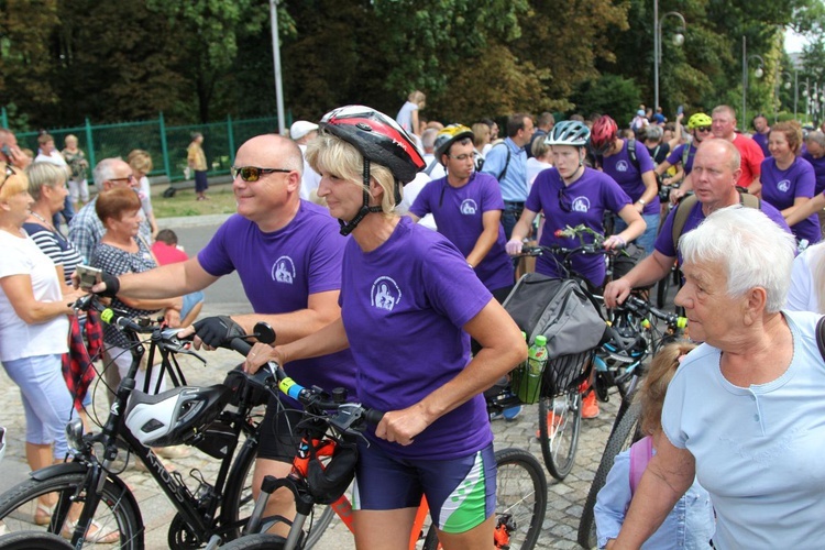 Powitanie 17. Andrychowskiej Pielgrzymki Rowerowej na Jasnej Górze - 2019