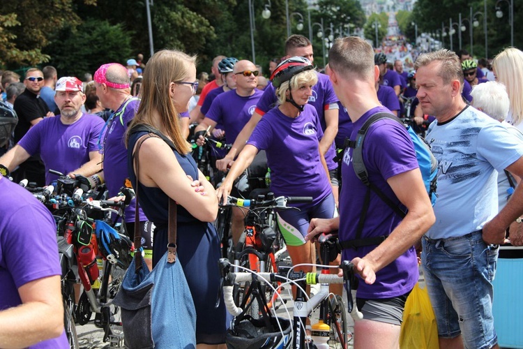 Powitanie 17. Andrychowskiej Pielgrzymki Rowerowej na Jasnej Górze - 2019