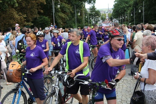 Powitanie 17. Andrychowskiej Pielgrzymki Rowerowej na Jasnej Górze - 2019