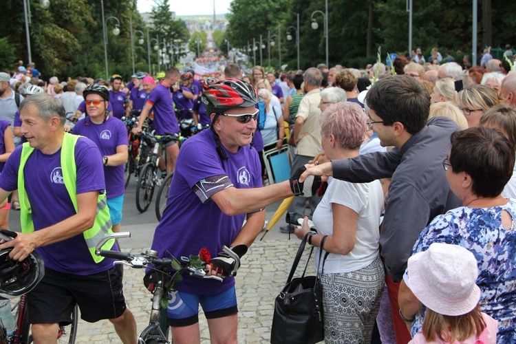 Powitanie 17. Andrychowskiej Pielgrzymki Rowerowej na Jasnej Górze - 2019