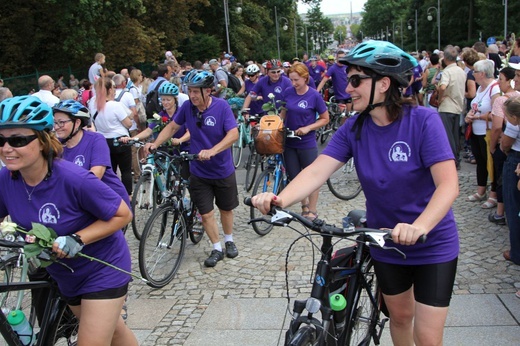 Powitanie 17. Andrychowskiej Pielgrzymki Rowerowej na Jasnej Górze - 2019