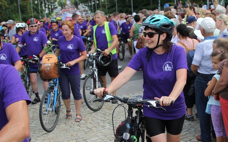 Powitanie 17. Andrychowskiej Pielgrzymki Rowerowej na Jasnej Górze - 2019