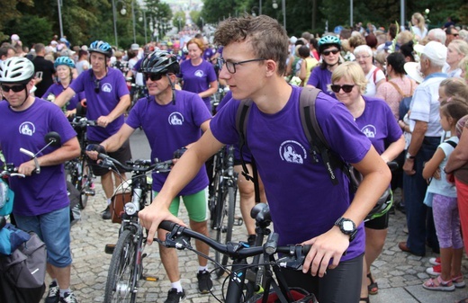 Powitanie 17. Andrychowskiej Pielgrzymki Rowerowej na Jasnej Górze - 2019