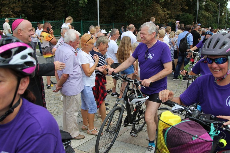 Powitanie 17. Andrychowskiej Pielgrzymki Rowerowej na Jasnej Górze - 2019