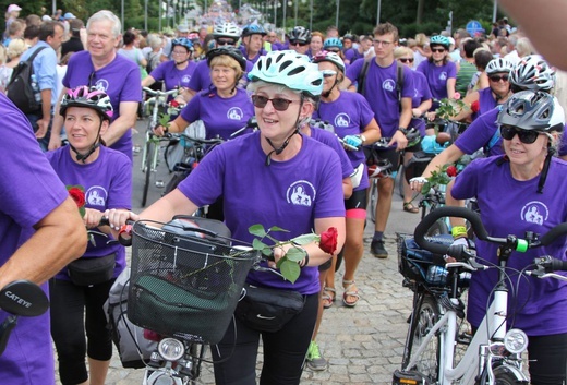 Powitanie 17. Andrychowskiej Pielgrzymki Rowerowej na Jasnej Górze - 2019