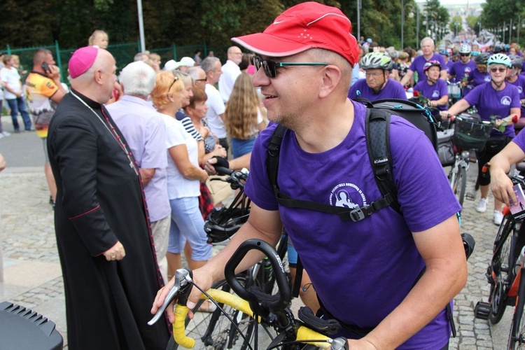 Powitanie 17. Andrychowskiej Pielgrzymki Rowerowej na Jasnej Górze - 2019