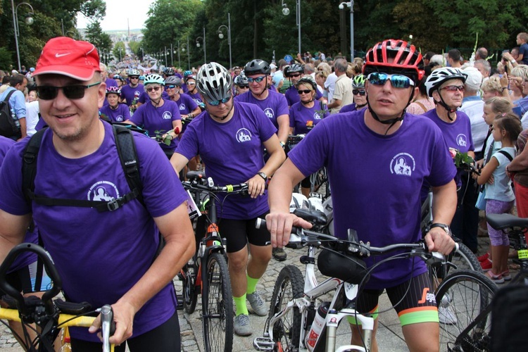 Powitanie 17. Andrychowskiej Pielgrzymki Rowerowej na Jasnej Górze - 2019