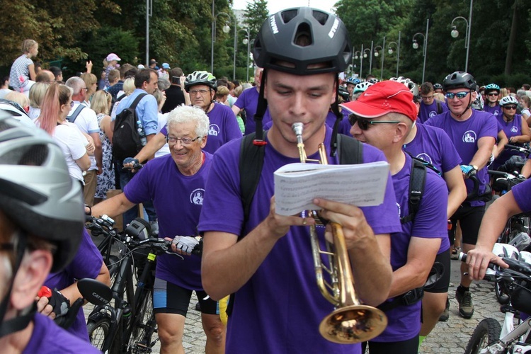 Powitanie 17. Andrychowskiej Pielgrzymki Rowerowej na Jasnej Górze - 2019