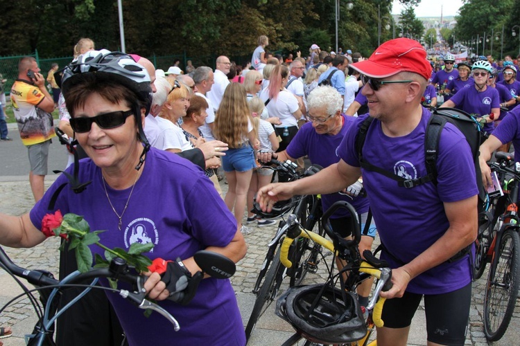 Powitanie 17. Andrychowskiej Pielgrzymki Rowerowej na Jasnej Górze - 2019