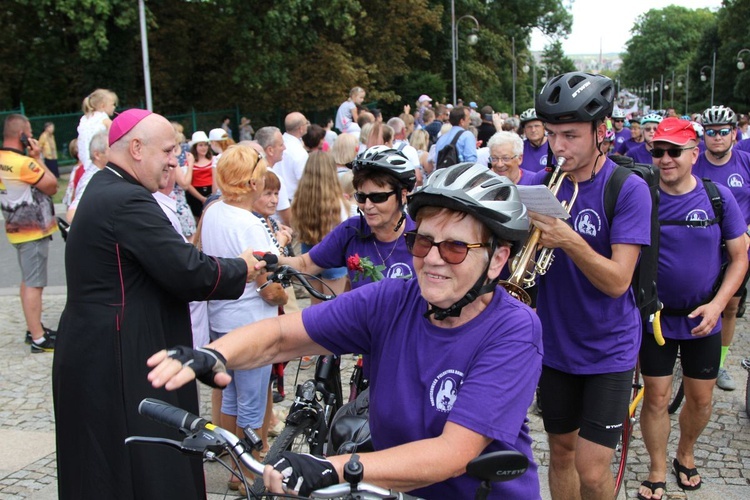 Powitanie 17. Andrychowskiej Pielgrzymki Rowerowej na Jasnej Górze - 2019