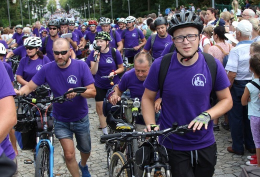 Powitanie 17. Andrychowskiej Pielgrzymki Rowerowej na Jasnej Górze - 2019