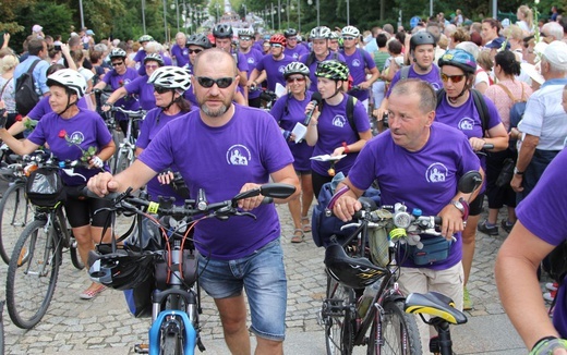 Powitanie 17. Andrychowskiej Pielgrzymki Rowerowej na Jasnej Górze - 2019