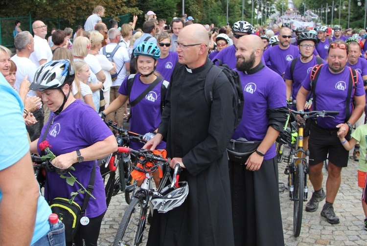 Powitanie 17. Andrychowskiej Pielgrzymki Rowerowej na Jasnej Górze - 2019