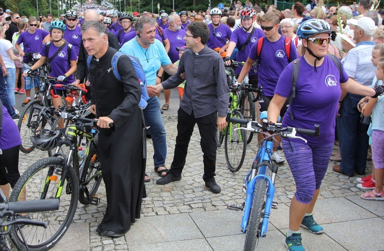 Powitanie 17. Andrychowskiej Pielgrzymki Rowerowej na Jasnej Górze - 2019