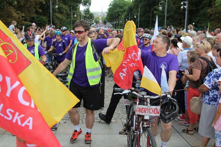 Powitanie 17. Andrychowskiej Pielgrzymki Rowerowej na Jasnej Górze - 2019