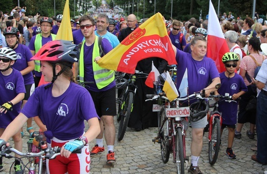 Powitanie 17. Andrychowskiej Pielgrzymki Rowerowej na Jasnej Górze - 2019