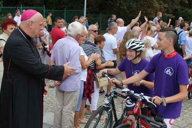 Powitanie 17. Andrychowskiej Pielgrzymki Rowerowej na Jasnej Górze - 2019