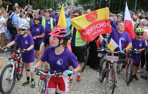 Powitanie 17. Andrychowskiej Pielgrzymki Rowerowej na Jasnej Górze - 2019