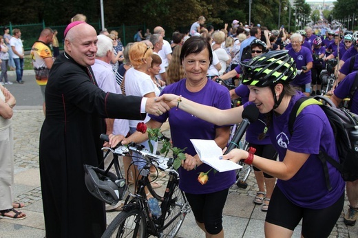 Powitanie 17. Andrychowskiej Pielgrzymki Rowerowej na Jasnej Górze - 2019