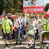 Powitanie 28. Pielgrzymki Diecezji Bielsko-Żywieckiej - grupy hałcnowskie na Jasnej Górze - 2019; cz. 1