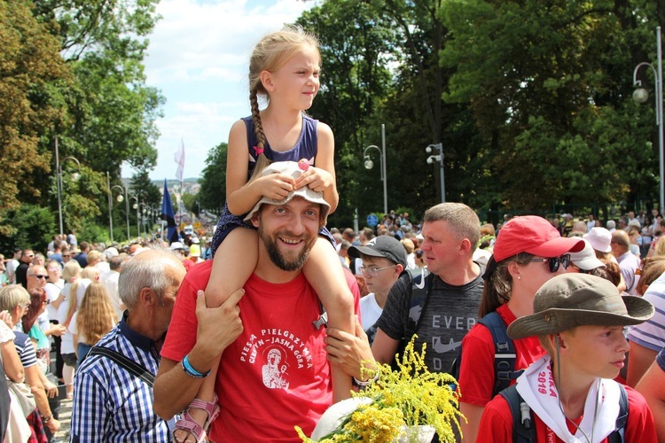 Powitanie 28. Pielgrzymki Cieszyńskiej na Jasnej Górze - 2019