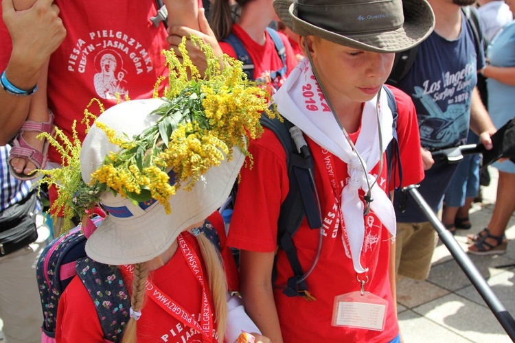 Powitanie 28. Pielgrzymki Cieszyńskiej na Jasnej Górze - 2019